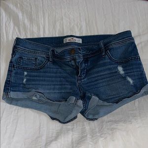 Hollister jean short shorts
